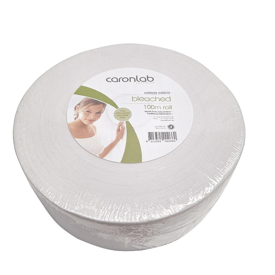 Caronlab Cotton Calico Bleached Roll 100m