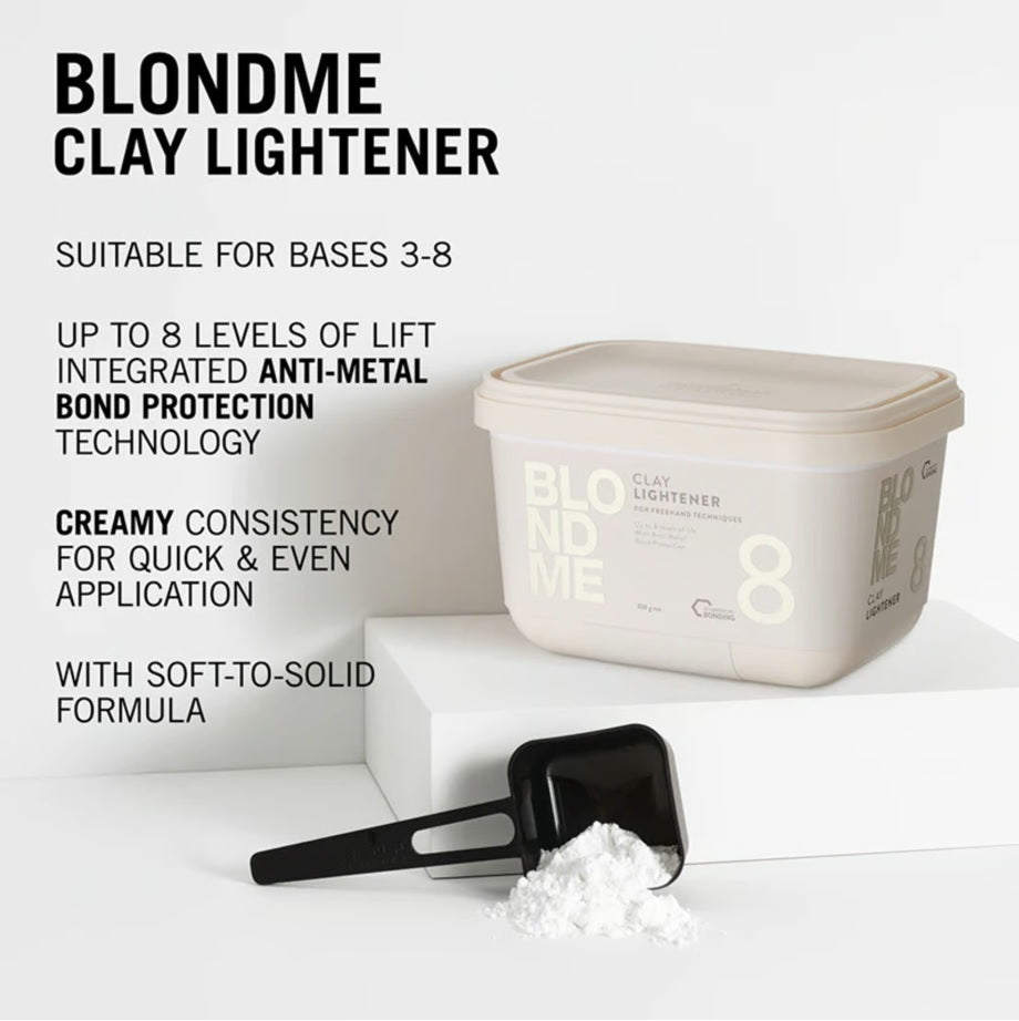Schwarzkopf BLONDME Clay Lightener 8 - 350g