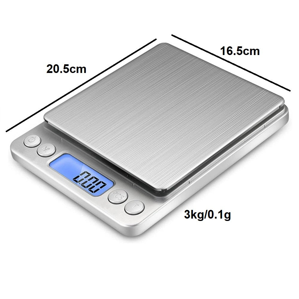 Electronic Digital colour Scale Silver