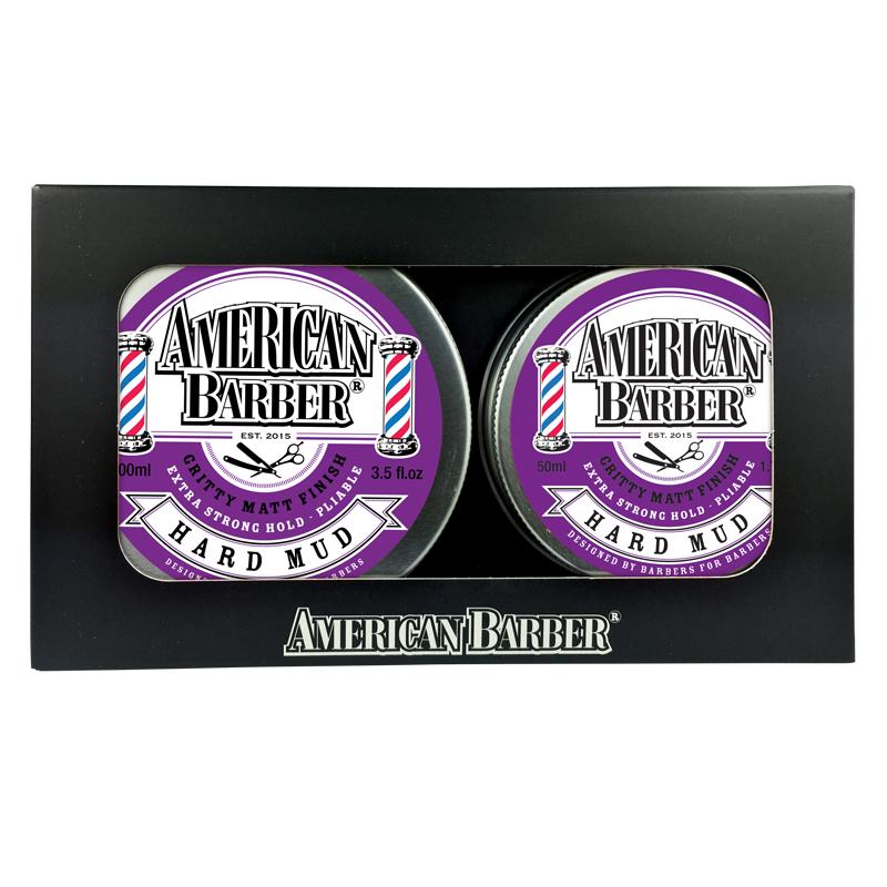 American Barber Hard Mud 50ml-100ml Duo - Pack