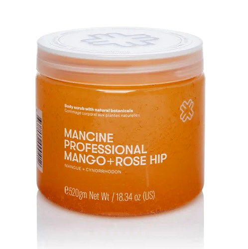 Mancine Professional Salt Body Scrub / Mango + Rose Hip 520g