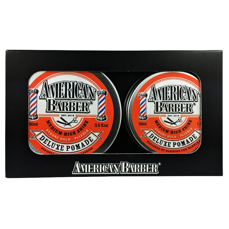 American Barber Deluxe Pomade 50ml-100ml Duo - Pack