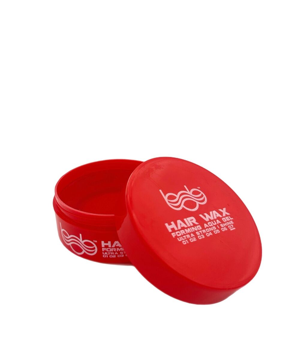 Bob Hair Wax Forming Aqua Gel Ultra Strong and High Shine 150ml RED