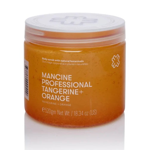 Mancine Professional Salt Body Scrub / Tangerine + Orange 520g