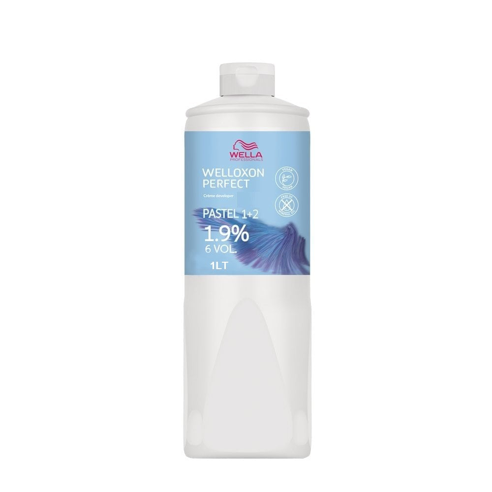 Wella Welloxon Perfect Pastel 1+2, 1.9% 6 Volume Creme Developer 1000ml
