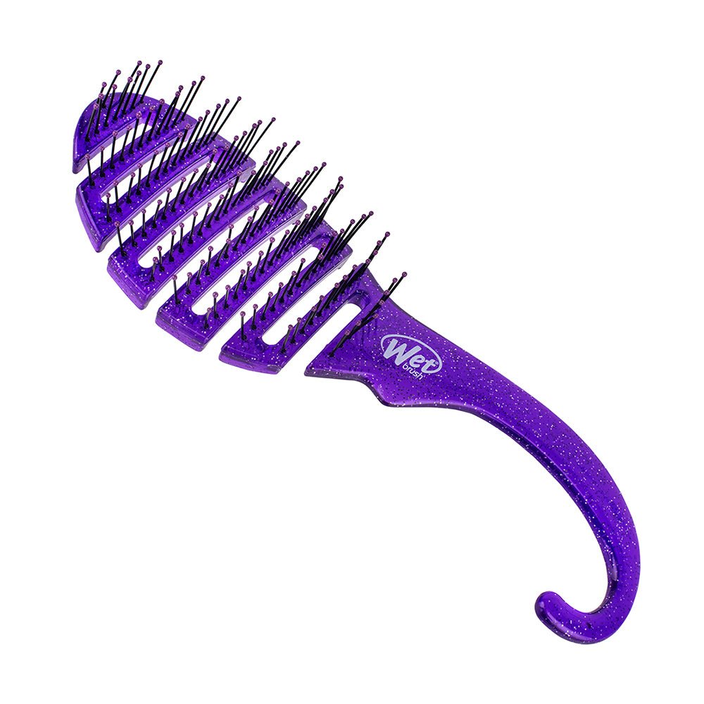 Wet Brush Shower Flex Detangler - Purple Glitter