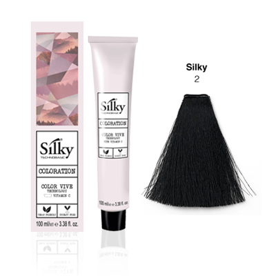 Silky Colour 100ml - 2 Very Dark Brown