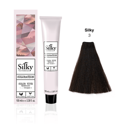 Silky Colour 100ml - 3 Dark Brown