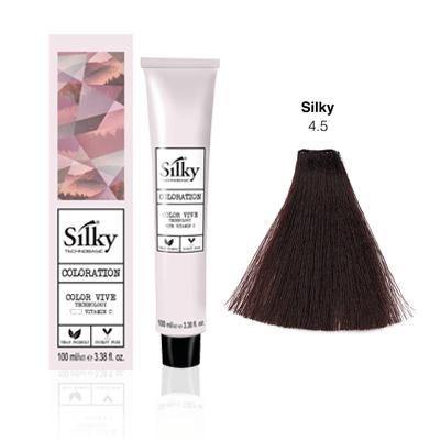 Silky Colour 100ml - 4.5 Mahogany Brown