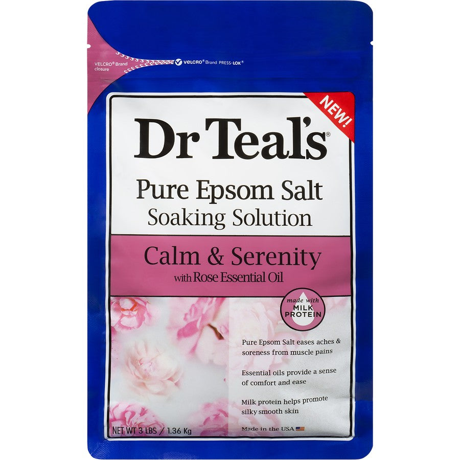 Dr Teal's Pure Epsom Salt Soaking Solution 1.36kg - Calm & Serenity Wi