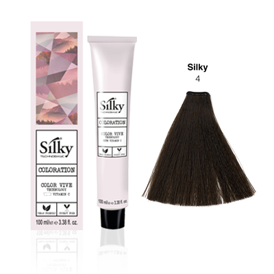 Silky Colour 100ml - 4 Brown