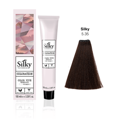 Silky Colour 100ml - 5.35 Light Golden Mahogany Brown