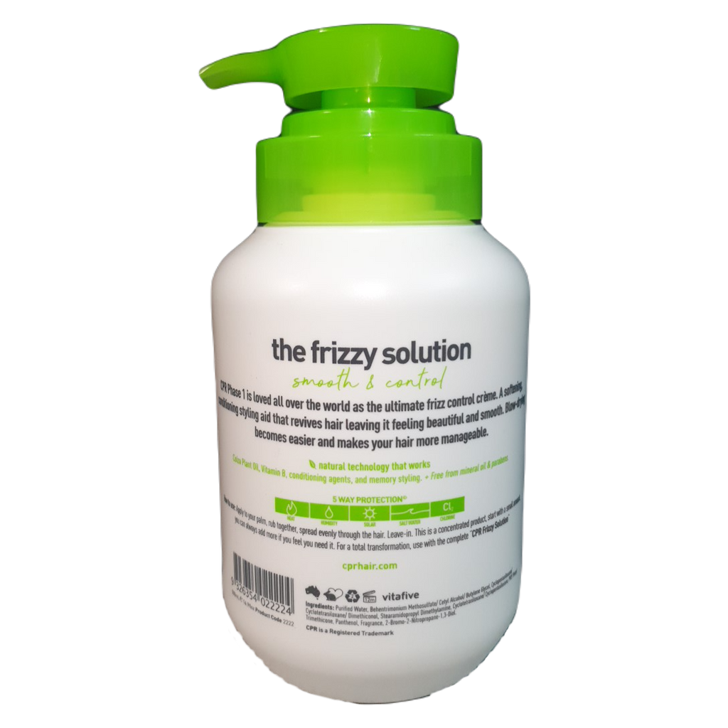 CPR Frizzy Phase 1 Smoothing Cream 500mL cpr-frizzy-phase-1-smoothing-cream-500ml