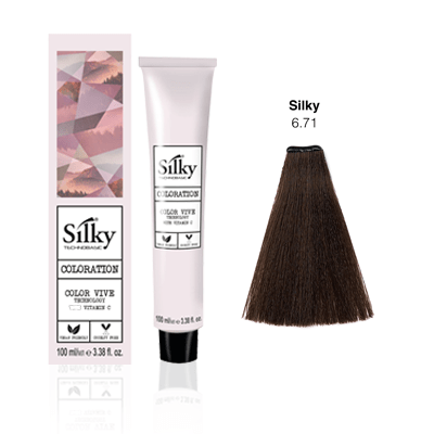 Silky Colour 100ml - 6.71 Dark Cool Brown Blonde