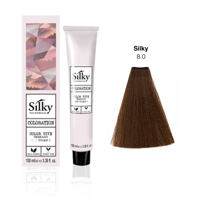 Silky Colour 100ml - 8.0 Light Intense Blonde