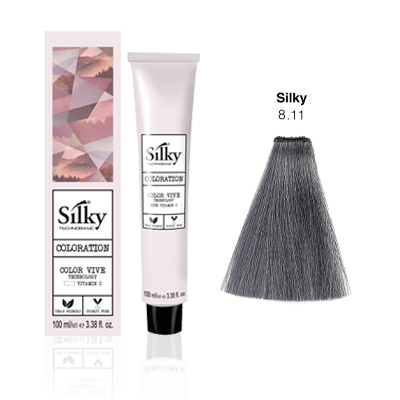Silky Colour 100ml - 8.11 Light Intense Ash Blonde